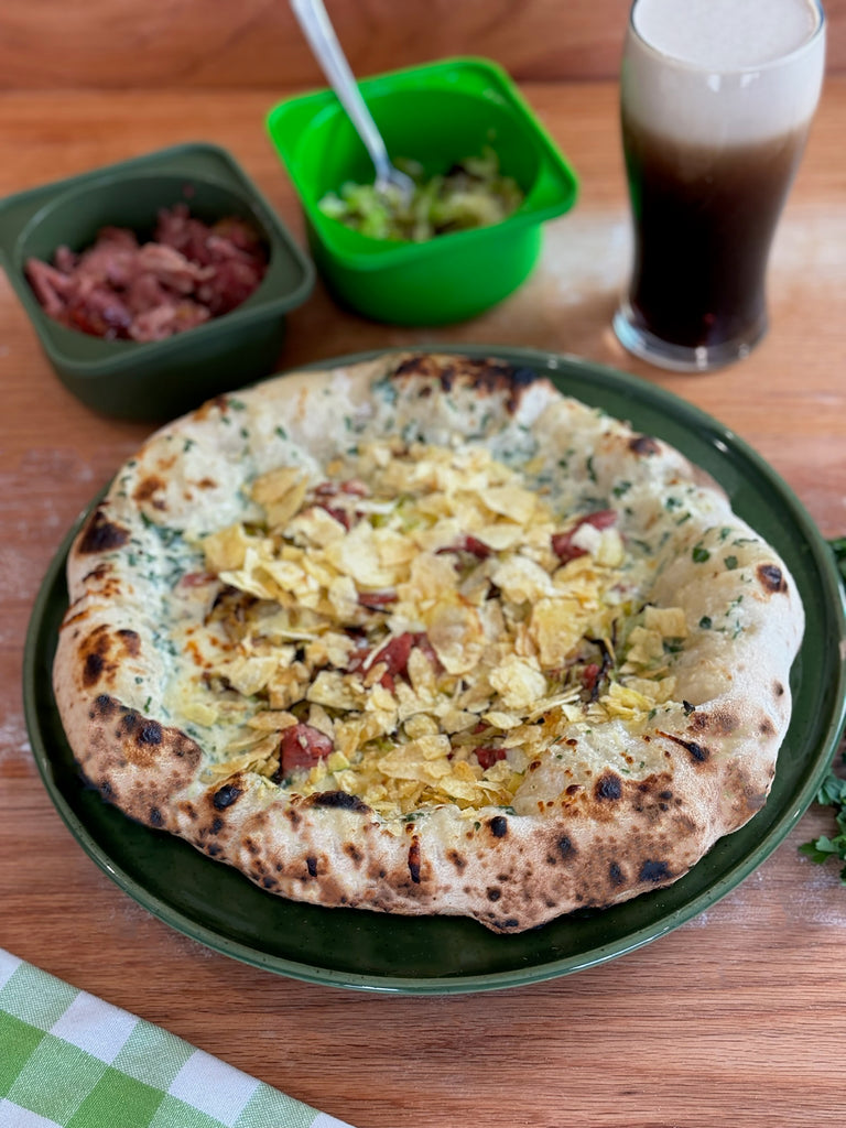 Ham Hock & Cabbage White Pizza