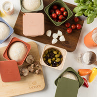 Babadoh Dough Proofing Containers Classic 250g Dough Ball - 3 Pack Greens